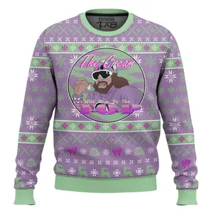 The Cream Always Rises To The Top! Macho Man  Ugly Sweater Retro Trendy Ugly Sweater, Sweater Lover Gift For Dad Gift For Mom Outfit For Family Holiday