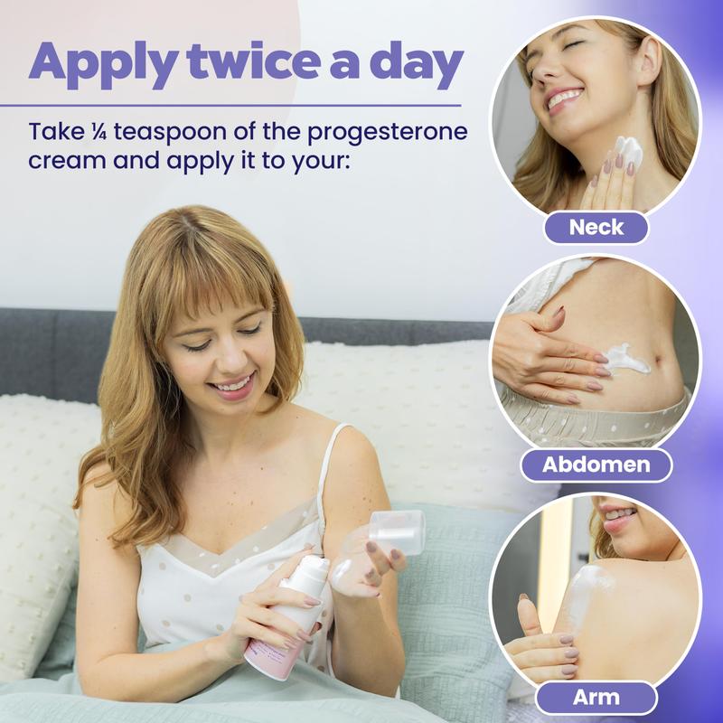 Organic Wild Yam Cream for Hormonal Balance, PMS, Menstrual Support, Menopause Relief & More. Natural Progesterone for Women. Made in USA - 3.3floz-100g wild yam cream