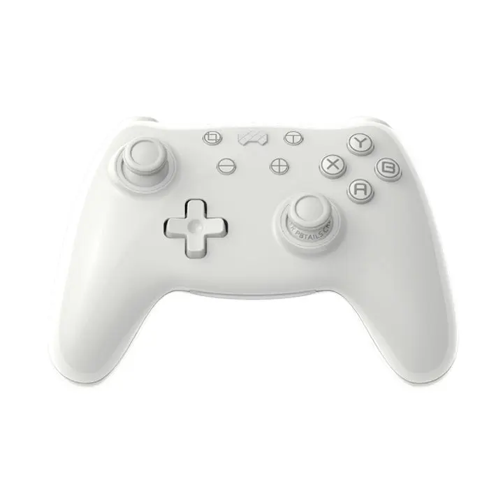 PB TAILS, Game Controller, China White, CRUSH Series, TMR Joysticks, K-Sliver, RGB Customization,  Switch/NS2/PC, Wireless, Bluetooth, 1.5m cable, 2.4g dongle, 860mAh