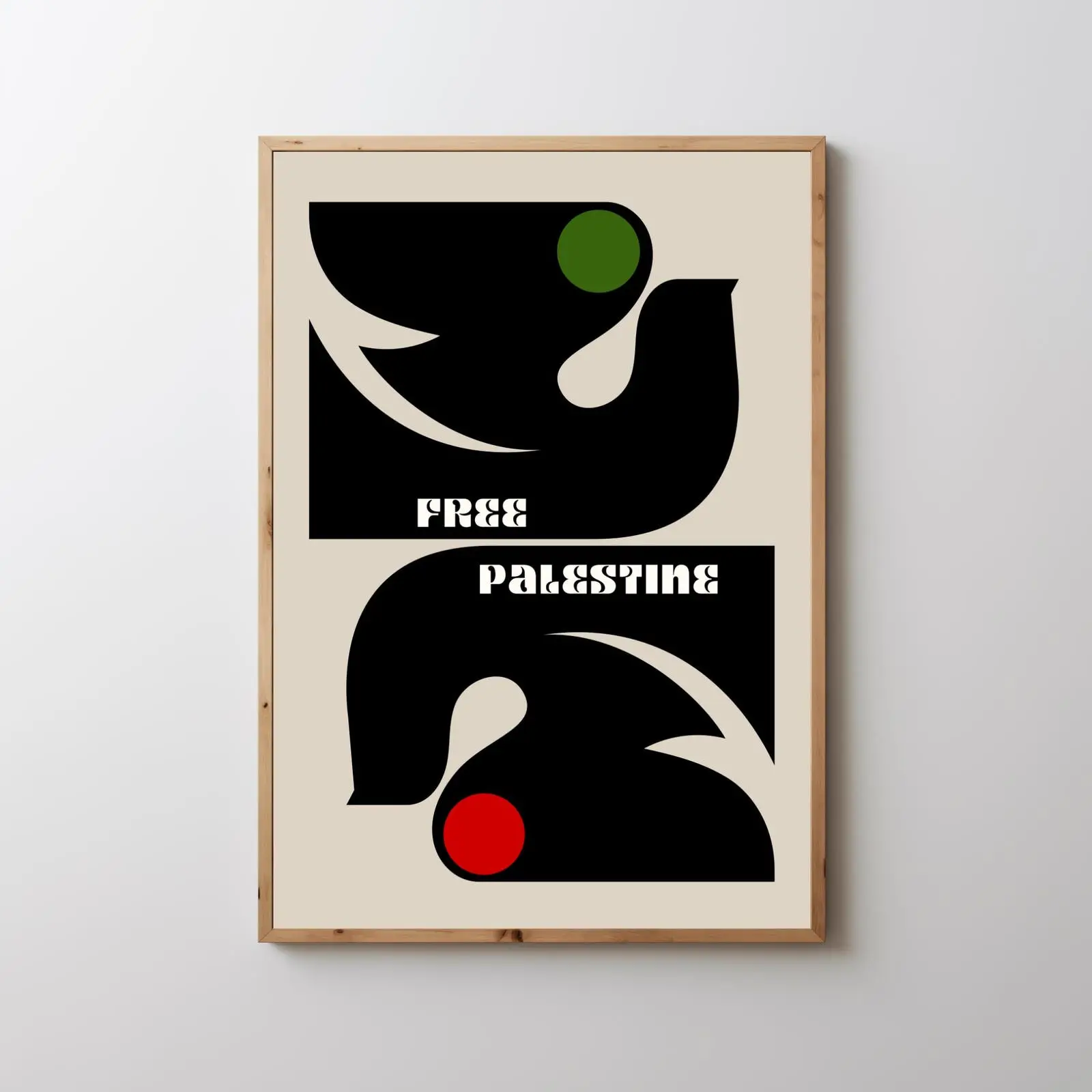 Palestine Pattern Map Poster, Stylish Wall Art, Living Room, Workspace, or Prayer Room