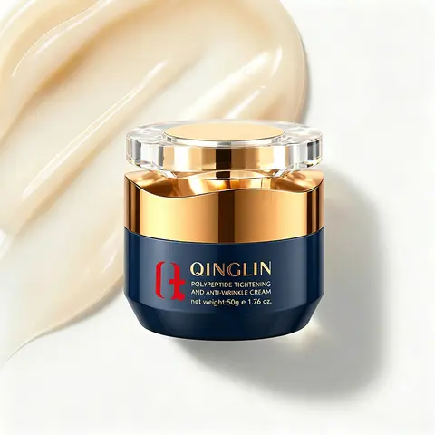 [QINGLIN] Triple Signal Peptide hydration & moisturizing Cream | Lightweight Soft Yellow Cream | Peptide Complex | Wrinkle Smoothing | Glass Skin Glow | Korean-Inspired Skincare
