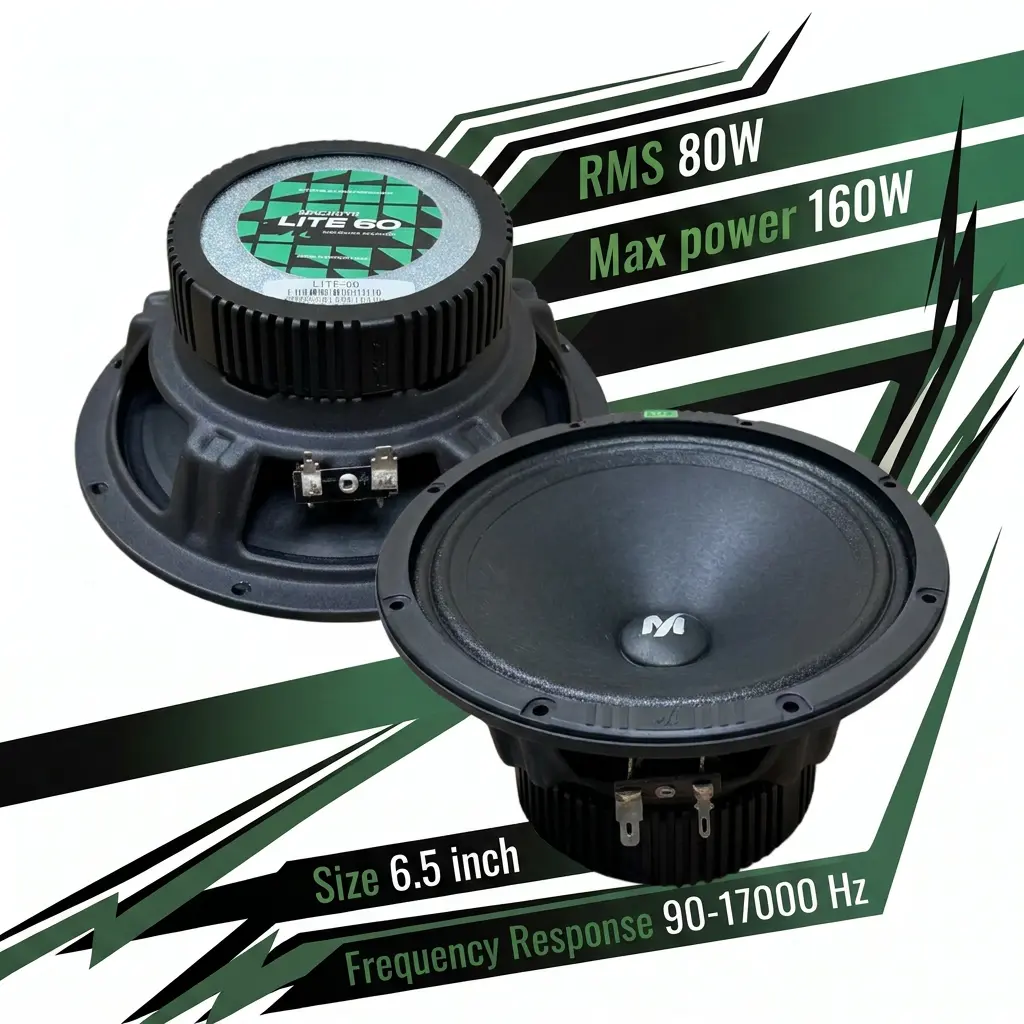 Machete Lite 60 | 6.5" Mid-Range Speakers (Pair) Machete Lite 60 | 6.5" Mid-Range Speakers (Pair)