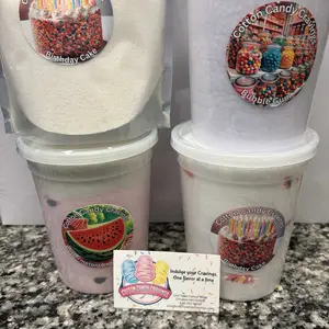 Gourmet Flavored Sugar (Cotton Candy Flavored Sugar) Sweetener Granules Dessert