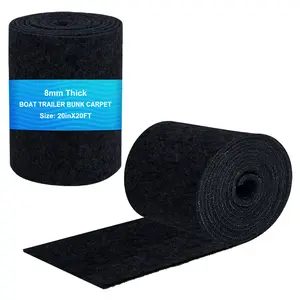Thicken Boat Trailer Bunk Carpet, 20inchx20FT- 25oz, Marine Carpet Built For Unrivaled Durability And Heavy-Duty, Accessories Parts Replacement Padding For Outdoor
