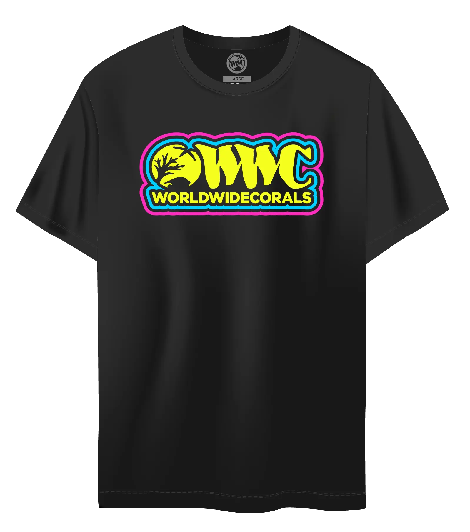 WWC Neon Triple Patch T-Shirt