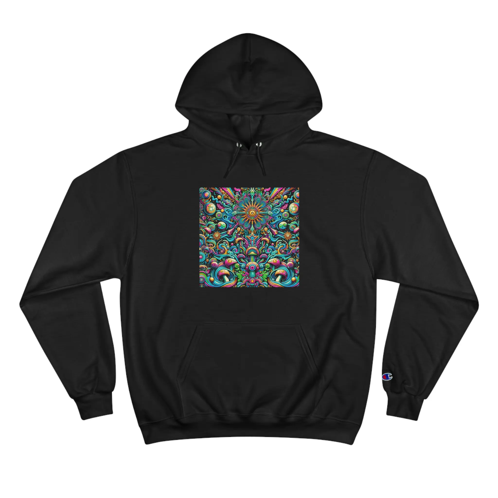 Trippy Visions: Ultra-Soft Psychedelic Hoodie - Hoodie Menswear Aesthetics
