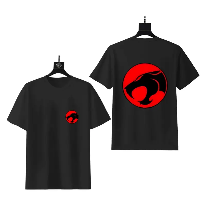 New Cartoon Anime Thundercats T Shirts Men and Woman Fashion T-shirt Streetwear Oversized Harajuku Tops Tees Clothing 24209 Menswear Gamis printed T-shirt