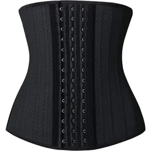 Women's Underbust Latex Sport Girdle Waist Trainer Corsets Hourglass Body Shaper