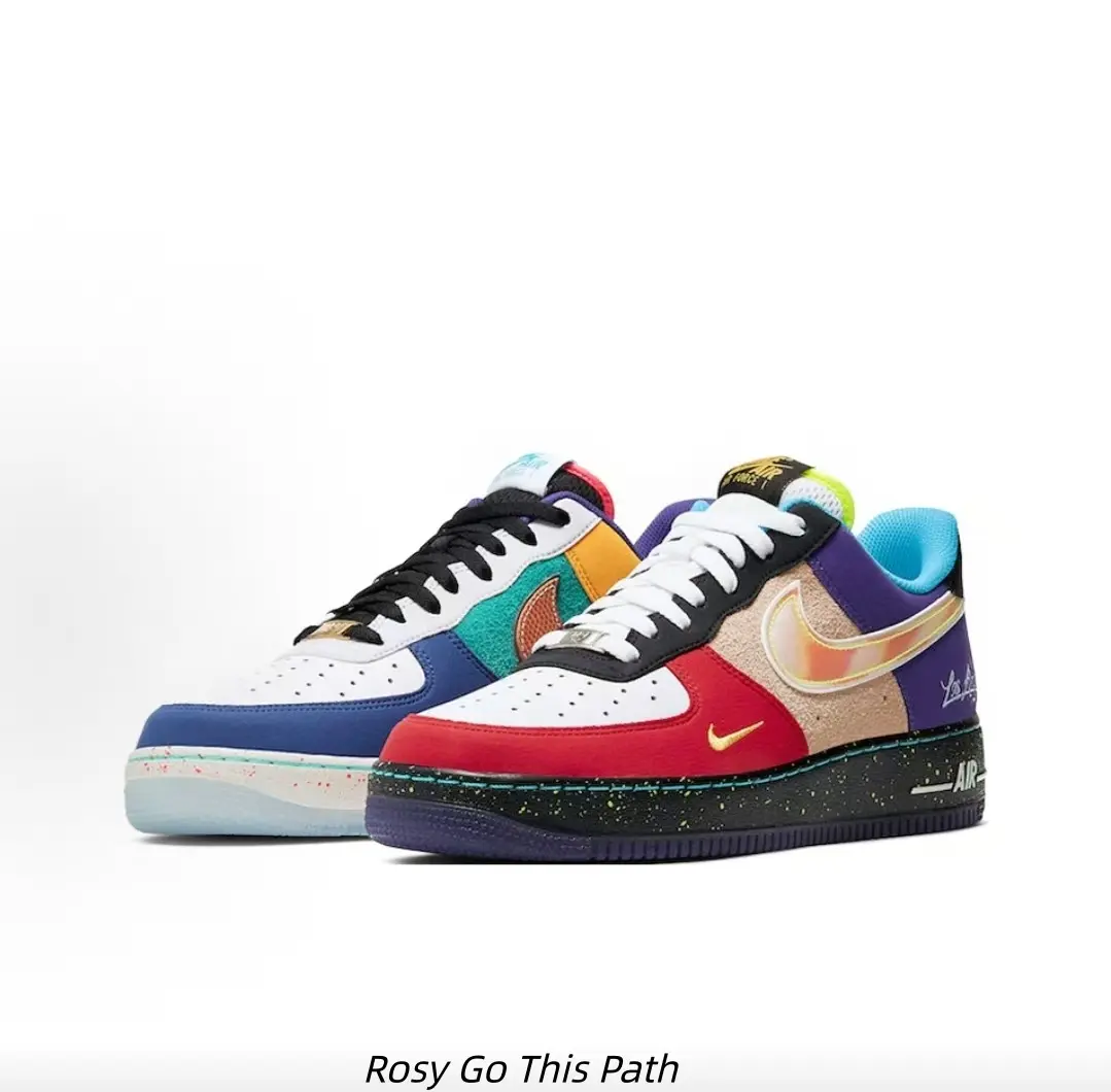 Vibrant Multicolor Block Low Top Street Sneakers | Eye-catching Purple Orange Red Mix For All Street Outfits