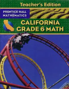 USED-California Grade 6 Math (Teacher's Edition) by Randall l. Charles (Hardcover)
