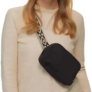 C.C Aztec Strap Fanny Pack for Unisex - Crossbody Shoulder Bag crossbody  bag  women anti  pickpocket  bag