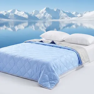 Cool Summer Blanket for Hot Sleepers & Night Sweats, Ultra Lightweight Airy Thin Cooling Quilt, Skin-Friendly & Smooth, Great for Bed, Sofa, Travel & Outdoor Camping, Perfect All-Season Gift for Adults & Teens, Home Bedding