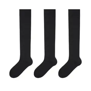 5 pairsWomen's calf socks 2025 new popular styles, autumn and winter JK non-slip and non-falling, spring and autumn with small leather shoes, over-the-knee socks black  pantyhoses hannah  stockings love  mukluks