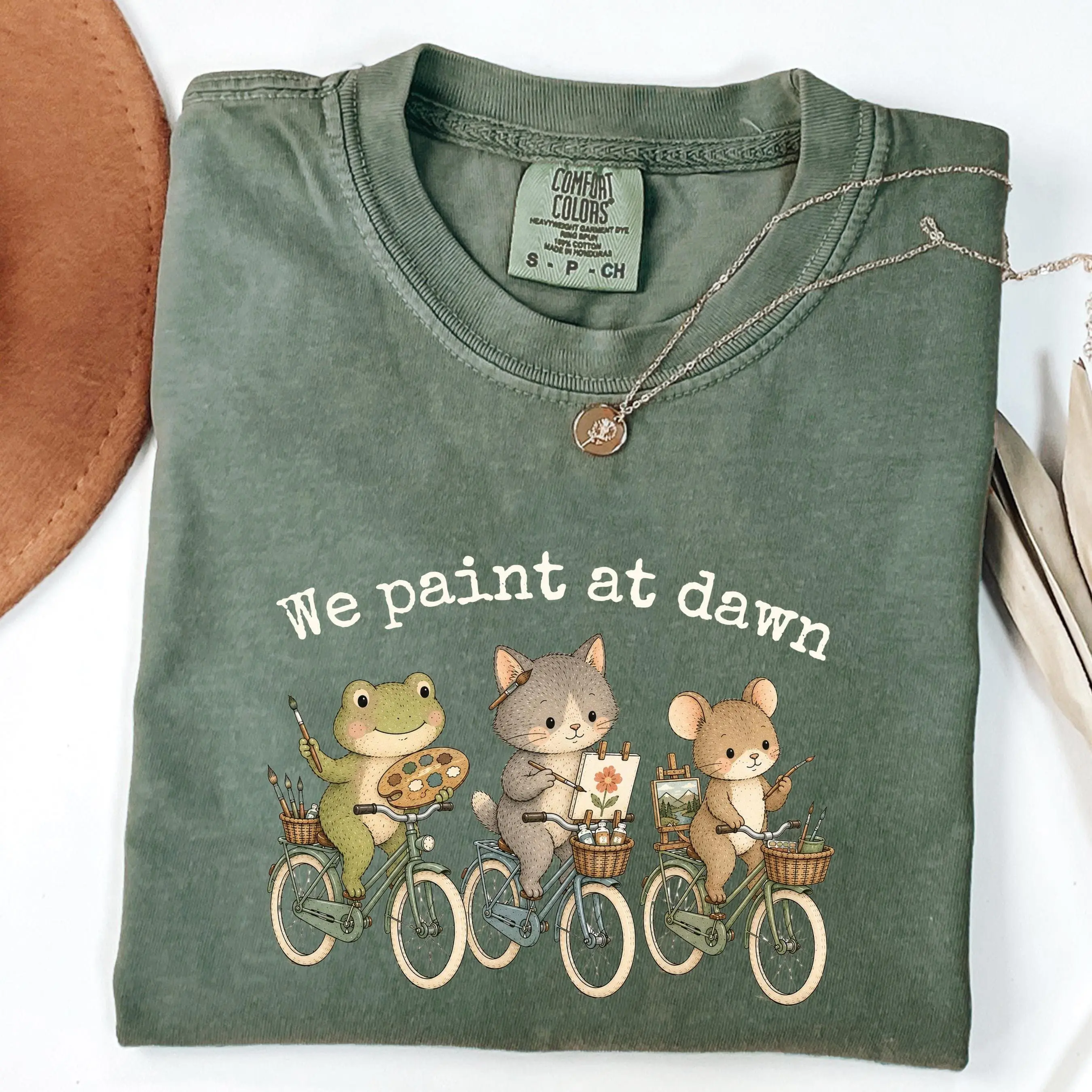 Art Teacher Shirt, We Paint At Dawn Tee, Elementary Art Teacher Gift, Artist Shirt, Cute Art Teacher Gift