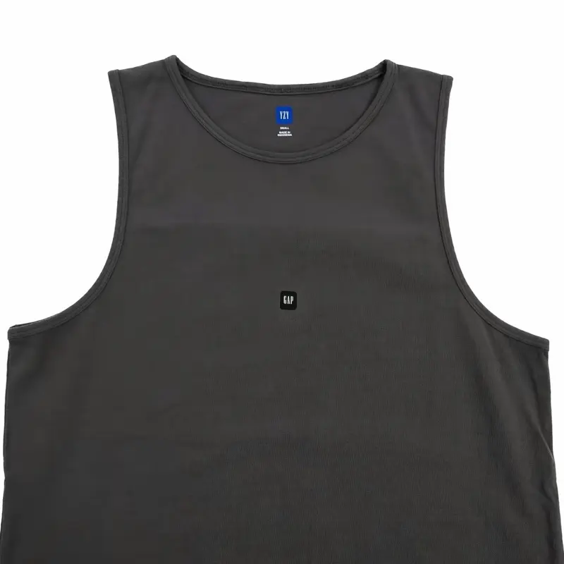 Yeezy X Gap Engineered by Balenciaga Men's Lightweight Athletic Activewear Sport Tank Top, Menswear Sports & Outdoor Short-Sleeve Top