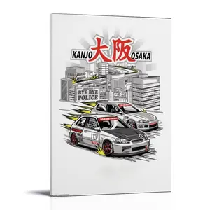 Honda-Kimi Poster Posters Music Album Cover Posters Canvas Wall Art High-Resolution Vintage Band & Artist Prints for Room