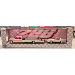 M2 1:64 1980 Chevrolet Camaro Z28 & 1980 Chevrolet Ramp Truck Lowered - Hauler