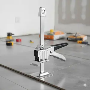 Heavy Duty Multi-Stage Hydraulic Lifting Jack: Adjustable Height, Triple Safety Lock, Anti-Slip Handle, Foldable Corrosion-Resistant Design for Auto Repair, Warehouse, Logistics, Garage & Home Use.