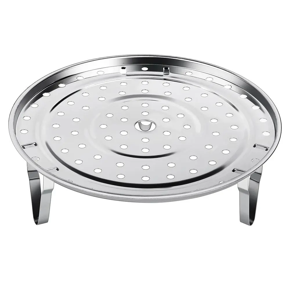Stainless Steel Steamer Rack, Multi-functional Steam Tray with Removable Legs, Cookware Accessories for Home Kitchen