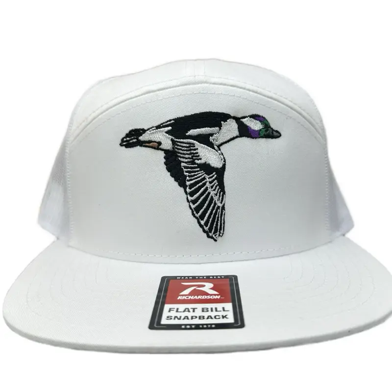 Shop 309 The Buff Adjustable Embroidered Hat with Bufflehead Duck Logo Flat Bill Snapback Richardson