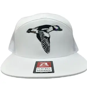 Shop 309 The Buff Adjustable Embroidered Hat with Bufflehead Duck Logo Flat Bill Snapback Richardson