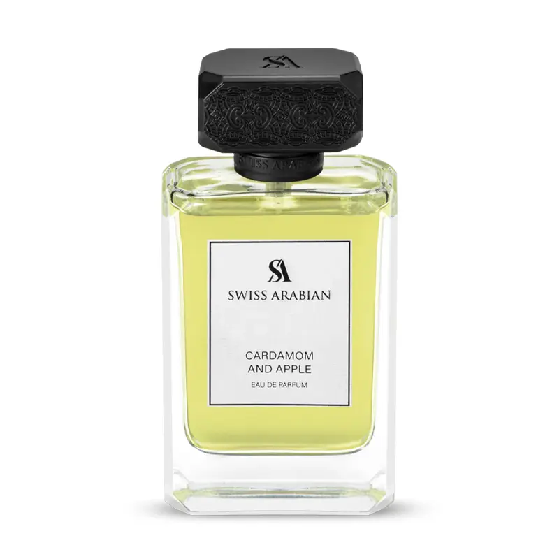 Swiss Arabian Cardamom and Apple - Eau de Parfum- 3.4 oz  - Long-Lasting Arabic Perfume for Men - Oriental, Spicy Fragrances