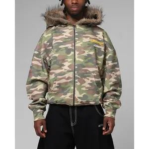 Loiter Purity Zip Hoodie Camo
