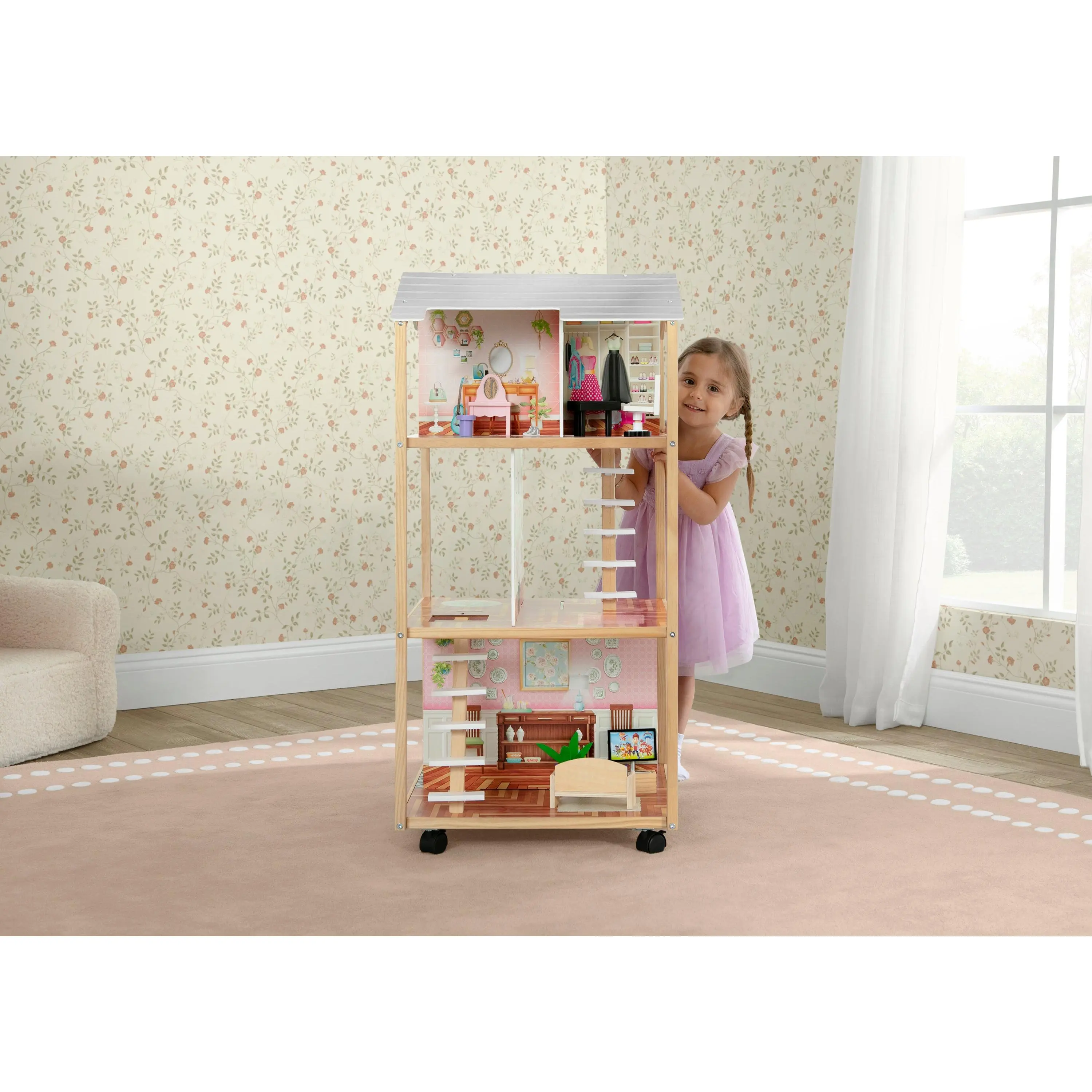 Moveable Mansion Dollhouse Moveable Mansion Dollhouse