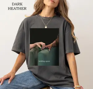 Holding Space T-Shirt, Graphic Vintage Ariana Cynthia Finger Hold Tshirt, Defying Gravity Meme Wicked Movie Gift Broadway Shirt