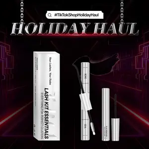 AiryCute 3in1 Lash Kit Essentials | Strong Hold, Waterproof & Remover-Safe for Flawless Lashes Latex-Free Waterproof Bond Seal & Remover for Sensitive Eyes - Biotin&VE Ingredients - Long Lasting Formula - Pool-Proof Rainy Day Proof