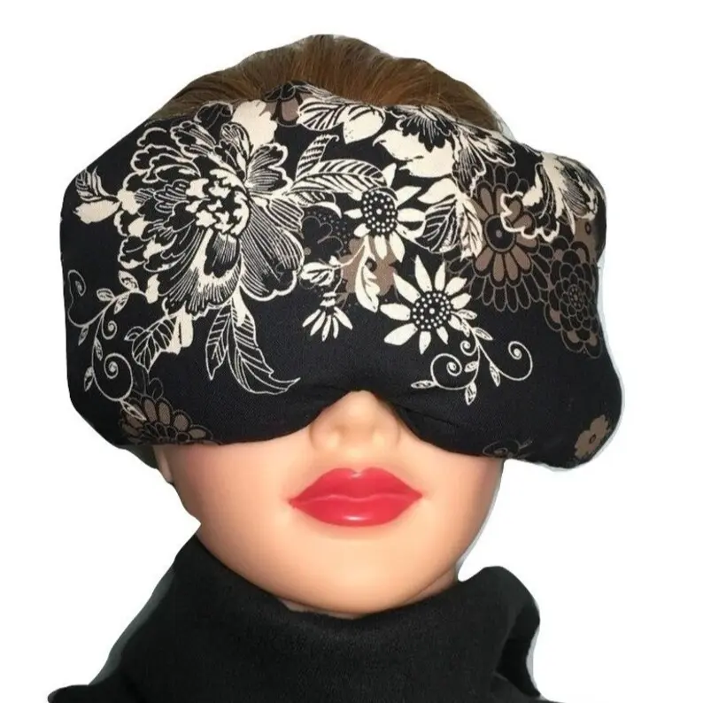 Black & White Eye Pillow,Lavender Eucalyptus,Sinus Relief,Lavender Eye Pillow,Herbal Eye Pillow,Sinus Pad,Flax Seed, Herbal Pack, Hot Cold