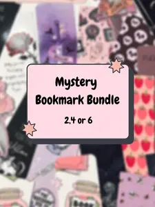 Mystery Bookmark Bundle – 2, 4 or 6 Surprise Bookmarks | Spicy & Bookish Options | Handmade Gift for Readers
