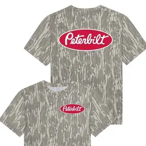 Peterbilt Mossy Oak Original Bottomland Tee For Men And Women. Camo Pattern Men's T-shirt, Size S-5XL