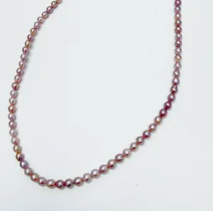 PEARLISM Luminous Candy Freshwater AkIra Pearl Necklace | 4-5mm Full-Strand Adjustable Minimalist Luxury-AFAN017