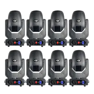 PAIDUN LED 14R 295W Beam Moving Head Stage Light 17Gobo Double Prism Rainbow Effect DJ Disco Bar Party Show
