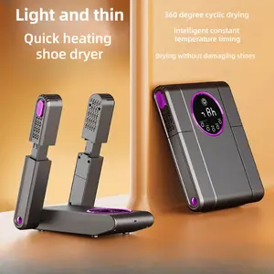 Portable Intelligent Electric Dryer Smart Multifunction Foldable Retractable Boot Warmer with Timer Shoe Dryer Sterilize