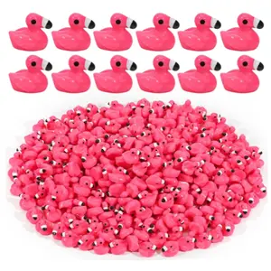 Realistic Resin Flamingo Party Decorations, Perfect for Weddings & Parties, Set of 50/100 Pieces, High-Quality Bird Ornaments, Party Decoration Supplies