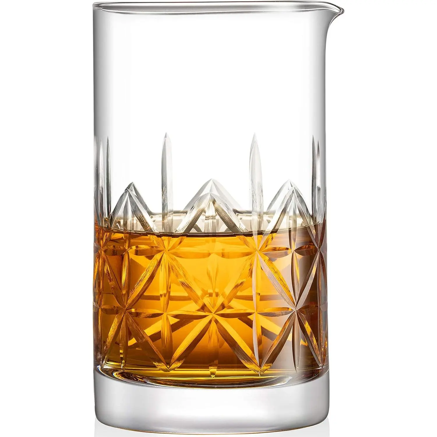 & Craft 24oz Crystal Cocktail Mixing Glass - Essential Bar Tool