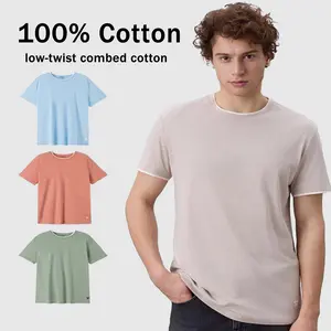 Mega Tshop Men's 811 Plain 100% Cotton T-Shirt, Lightweight 4.0 oz Unisex Fit Short Sleeve Round Neck, Soft Moisture-Wicking Fabric, Tshirt, Menswear