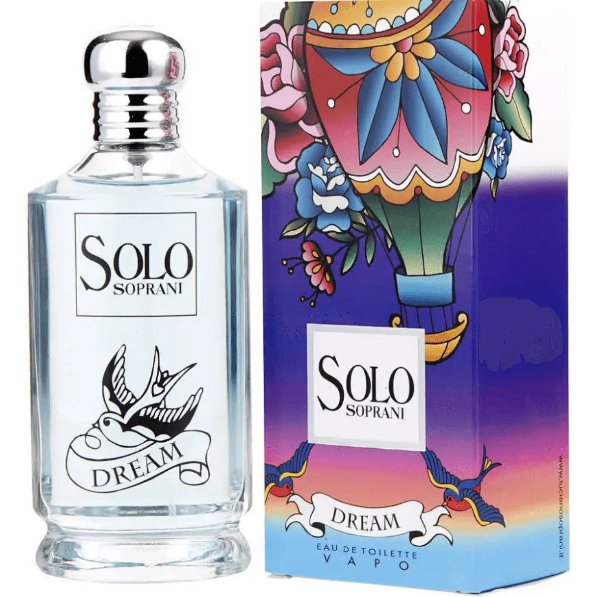 Luciano Soprani Solo Soprani Dream Women's Eau de Toilette (EDT) - 3.3oz/3.4oz, Spicy Touch, Fresh Aroma, Citrus Blend, Fruity Floral Scent, Feminine Boxed, New in Box, Bold Presence, Feminine Energy, Signature Scent