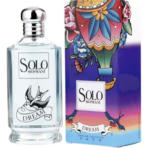 Luciano Soprani Solo Soprani Dream Women's Eau de Toilette (EDT) - 3.3oz/3.4oz, Spicy Touch, Fresh Aroma, Citrus Fragrance, Scent Blend, Feminine Boxed Fragrance, New in Box