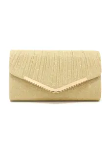 Elegant Pleated Rhinestone Ladies Evening Bag, Fashion Envelope Bag Clutch, Glitter Wallet, with shoulder chain can be shoulder bag, metal edge decoration, magnetic closure, suitable for wedding, party, prom, homecoming gift, holiday gift