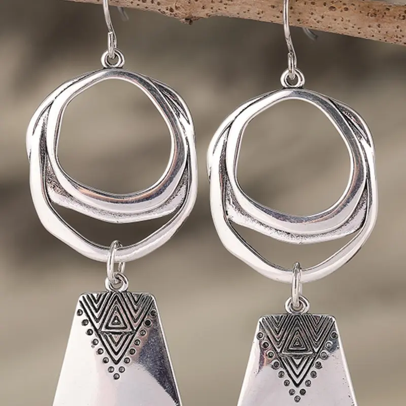 Minimalist  Geometric Pattern Dangle Earrings, Fashion Jewelry for Party, Daily Clothing Decor, Trendy All-match & Exquisite Jewelry for Birthday Gift, Statement Earrings, Dangling Earrings, Fashionable Earrings