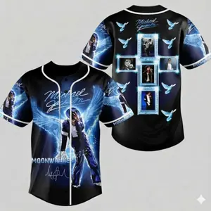 Michael Jackson Baseball Jersey – King of Pop Fan Gift – Unisex Streetwear Shirt
