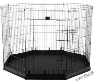 PETMAKER Dog Foldable Metal Exercise Puppy Extra-Tall Playpen