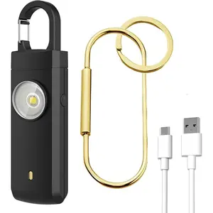 She's Birdie Personal Safety Alarm Keychain 2-in-1 Personal Alarm with LED Light