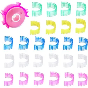 80Pcs/Pack Colorful Sewing Bobbin Small Clips Sewing Tool Accessory Thread Clips Holder Tool