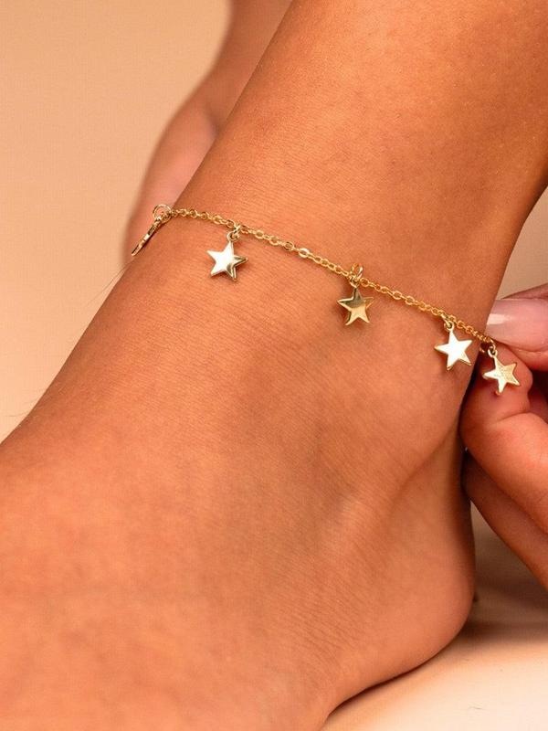 Sabina Star Charm Anklet