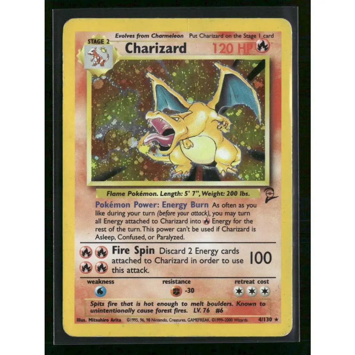 Base Set 2 Charizard #004/130 *Damaged*