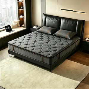 King Mattress 12 inch, Medium Firm Hybrid Mattress in a Box, Memory Foam and Individual Pocket Coils, 9-layer structure, Pressure Relief, Motion Isolation, Edge Support, Twin/TwinXL/Full/Queen/King ergonomic design